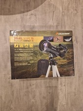 Celestron Travel Scope 70 Boxed with Books 40x Magnification Rucksack Tripod Etc