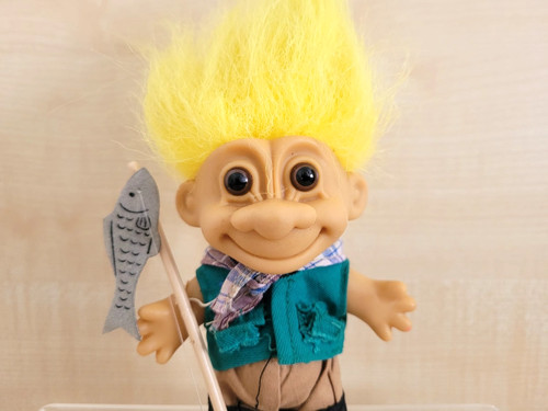 Russ troll fisherman doll - fisherman,