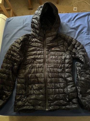 Montane black down jacket - black,