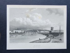 Antique 1830 print - Glasgow