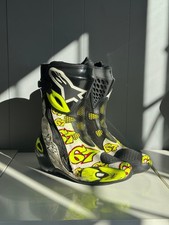 Shane Byrne Shakey 2015 Alpinestars Signed Race boots bsb memorabilia