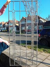 New Art Deco leaded stained glass window panel. A1748a. DELIVERY POSSIBLE!