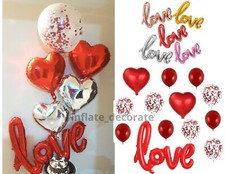 30" Giant Love Letter Word Wedding Engagement Anniversary Valentines Balloons...