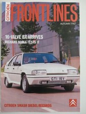CITROEN FRONTLINES BX 16V GTi Diesels Sport Aid '88  Magazine Autumn 1987