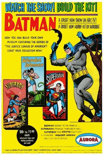 Vintage aurora batman - vintage,