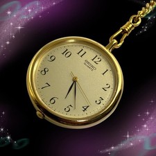 Seiko quartz pocket watch - pocket,