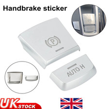Fits BMW X5 5 Series F10 F15 F16 Electronic Handbrake AUTO Button Cover Chrome #