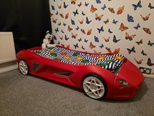 Kids Storm Racing Car Bed with