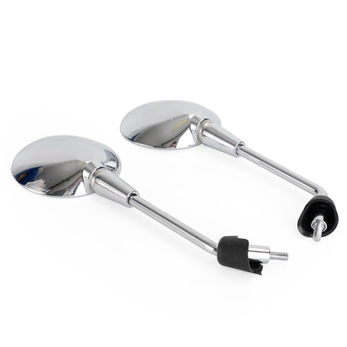 Rear view mirror pair chrome - view,