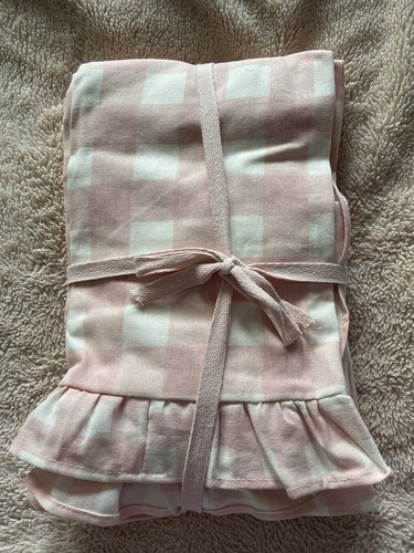 Pechy pink frilled gingham - pechy,