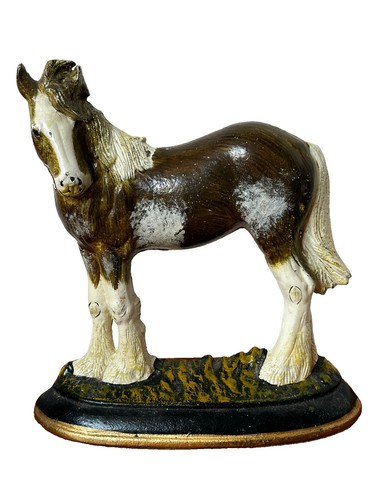 Cast iron shire cob horse - cast,