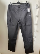 Mens Work Wear Cargo Pants By Arco Grey Size 34L Sk2427