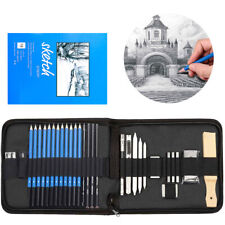 33Pcs Professional Artist Pencils Set Drawing Sketching Art For Kids Adult Gifts