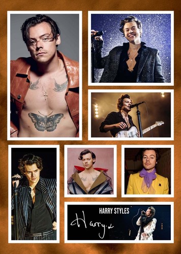 Harry styles signed preprint - styles,