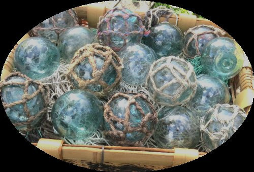 Japanese glass fishing floats - fishing,