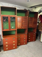 3 X HEALS Bookshelf Cabinets Job Lot