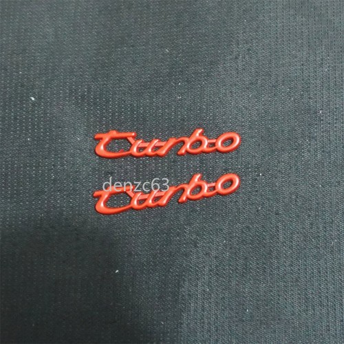 Matte turbo red - 2x, metal