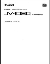 Roland JV-1080 Synthesizer