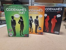 Codenames Pictures, Undercover & Duet Bundle | Party Word Game Set