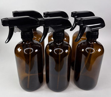 6 Vivaplex Amber Glass 16oz