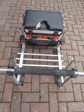 MAX Fishing Seat Box with Footplate and metal Tray