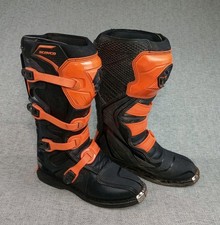 Scoyco Motocross Boots Men's Size UK 9.5 EU 44 Black Orange