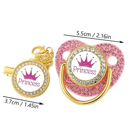 Princess prince baby pacifier - prince,