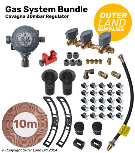 Cavagna regulator gas bundle - regulator,