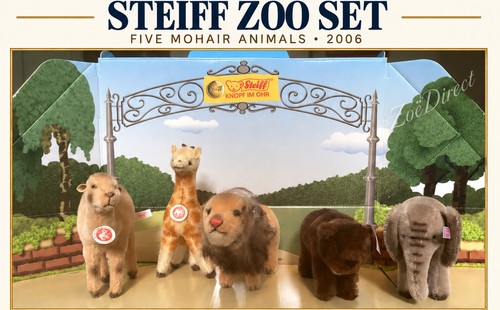 Steiff zoo set 2006 mohair - set,