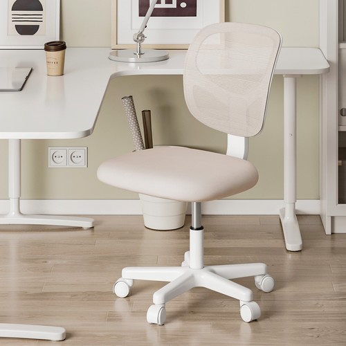 Armless office chair mid back - chair, mid-back