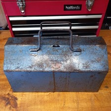 Vintage Draper  Blue Metal