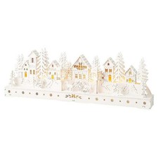 15cm Wooden Christmas Village
