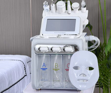 7 in 1 Hydrogen Oxygen Dermabrasion Facial Skin Peeling Small Bubble Machine UK