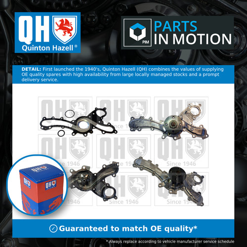 Water pump qcp3684 quinton - water,