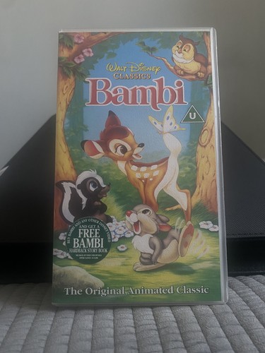 Bambi vhs video tape 1994 - vhs,