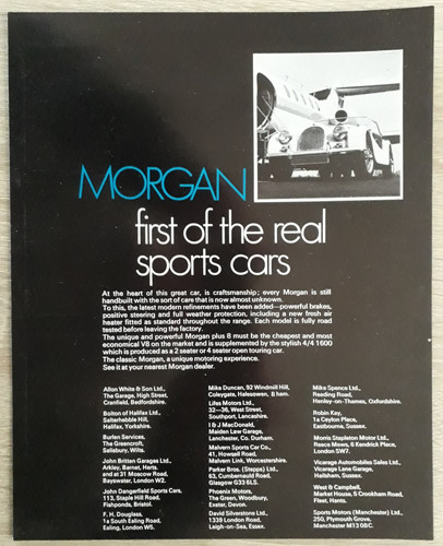 Morgan plus 8 - 4/4, brochure
