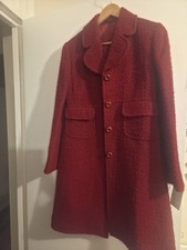 Hobbs Venetian Red Wool Coat