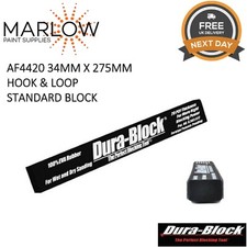 Dura-Block AF4420 THREE SIDED BLOCK 34MM X 275MM  (USES 70MM STRIPS)  - UK STOCK