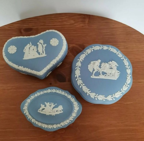 Three wedgwood jasperware - three,