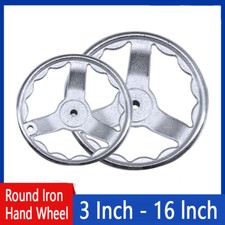 3" - 16" Round Iron Hand Wheel Chrome Plated Handwheel for Milling Machine Lathe
