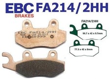 EBC Brake Pads FA214/2HH fits Triumph Speed Triple Daytona Sprint Bonneville