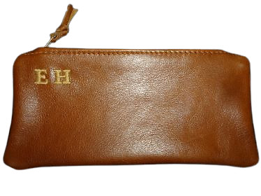 Real leather pencil case - case, 13