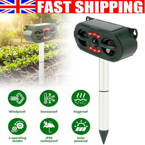 Solar ultrasonic repeller - solar,
