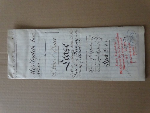 Old document 1893 - old,