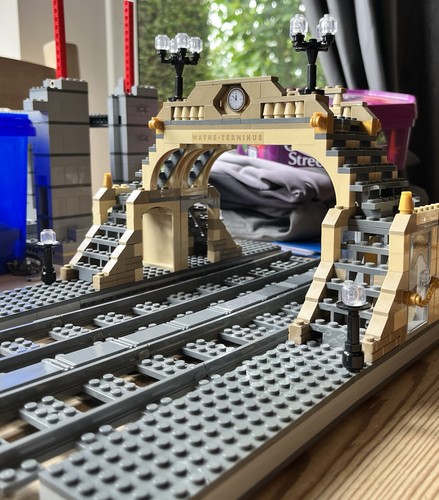 Lego train station batman - train, .batman
