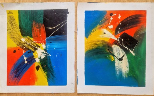 Pair original abstract - pair, of