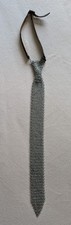 Chainmail Tie with Leather collar & buckle for LARP Cosplay or a unique look VGC