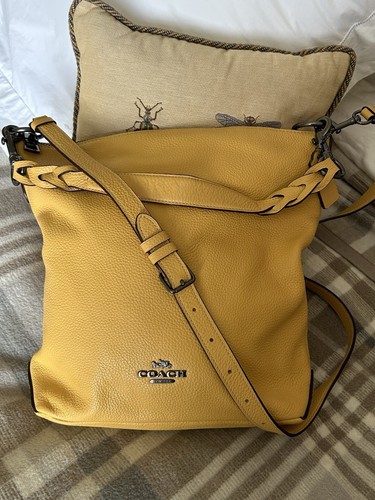 Coach abby leather duffle - leather,