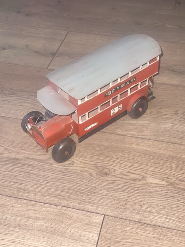 Vintage tinplate omnibus - tinplate,