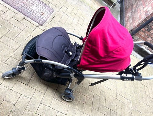 Red bugaboo bee pushchair - bugaboo,
